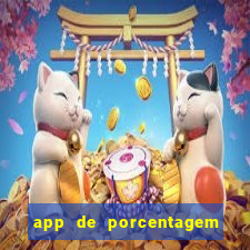 app de porcentagem de jogos slots